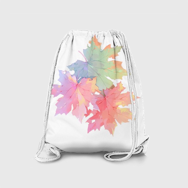 Рюкзак «Розовая осень . Листья клена»