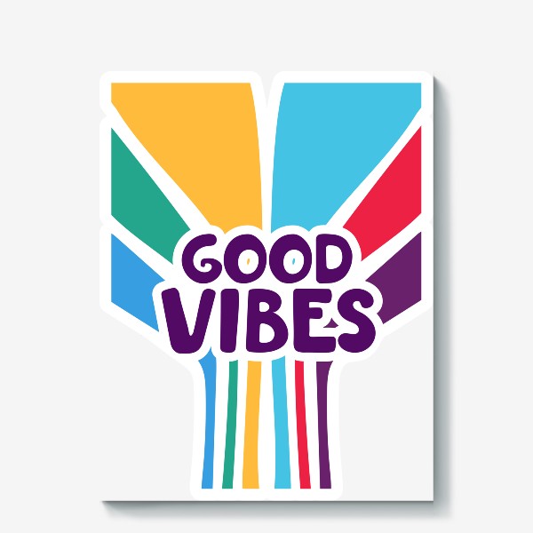 Холст «Good Vibes »