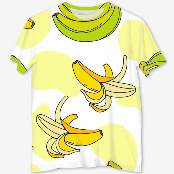 Футболка с полной запечаткой «Бананы»