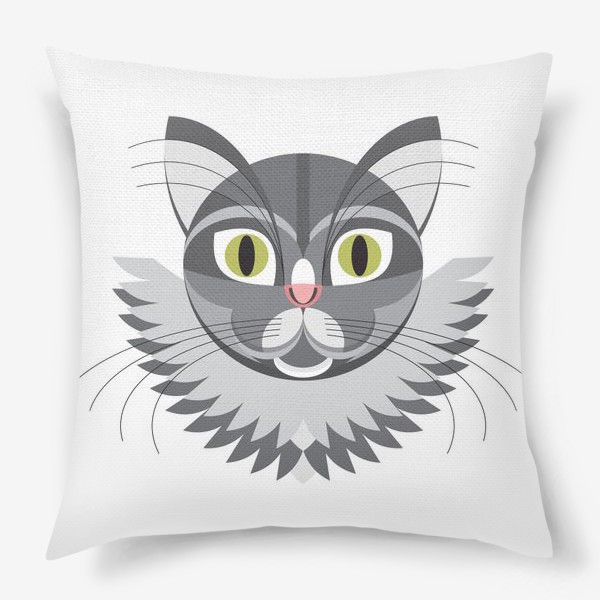 Подушка «Серый кот»
