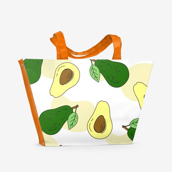 Пляжная сумка «Авокадо»