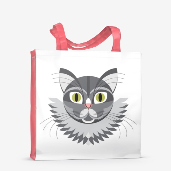 Сумка-шоппер «Серый кот»