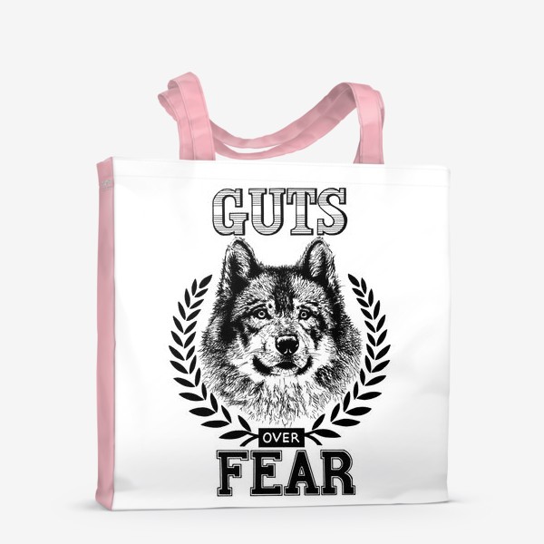 Сумка-шоппер &laquo;Guts over fear&raquo;