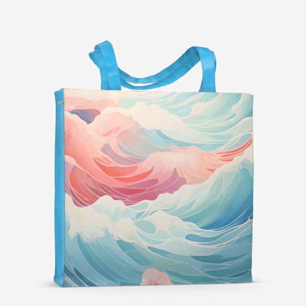 Сумка-шоппер «Волны в японском стиле»