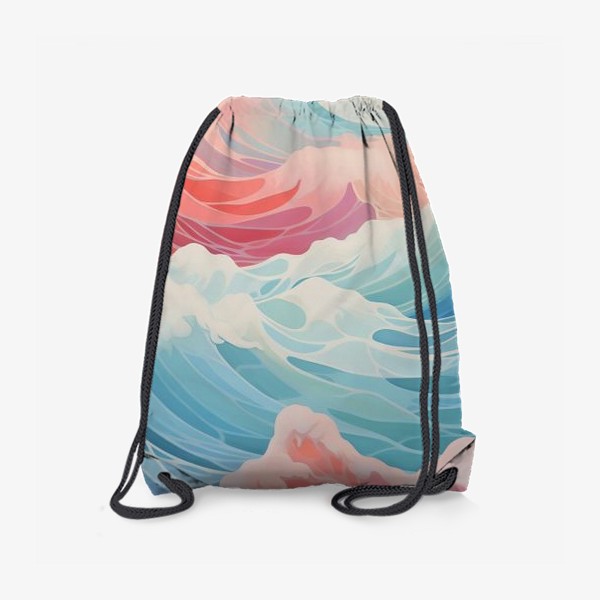 Рюкзак «Волны в японском стиле»