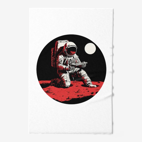 Полотенце «Космонавт на Марсе»