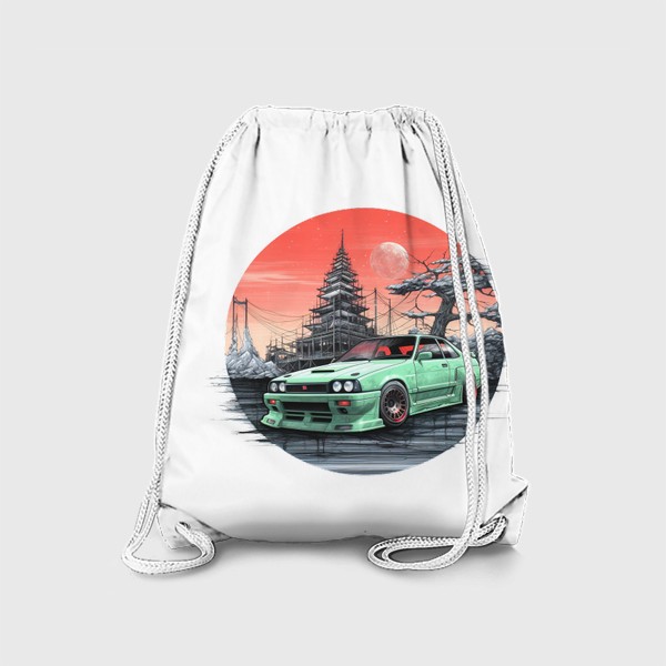 Рюкзак «Японская машина в круге»