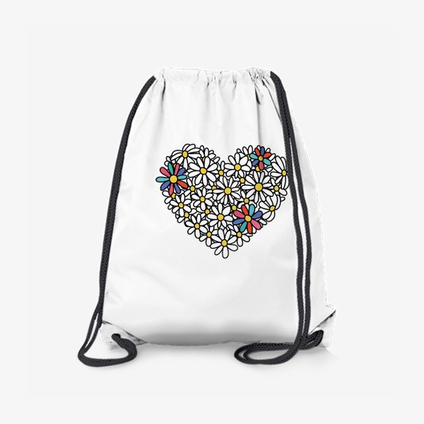 Рюкзак «Ромашки сердце и любовь»