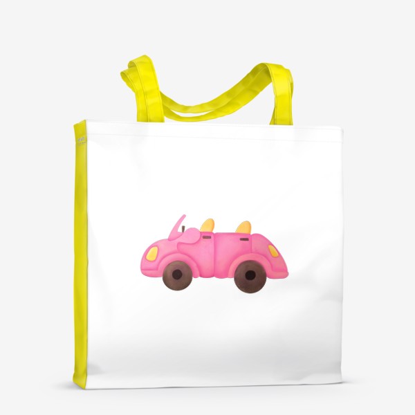 Сумка-шоппер «Розовая машина - для водителя и путешественника»