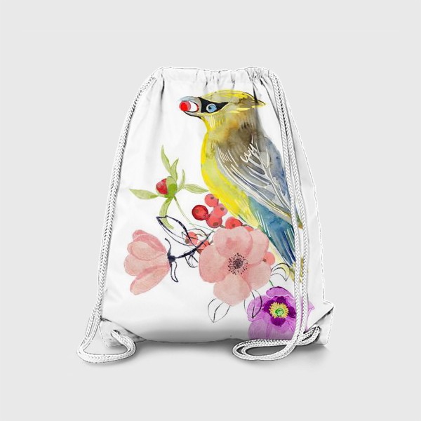Рюкзак «птица с ягодкой»