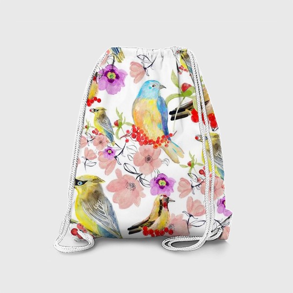 Рюкзак «патерн с птицами »