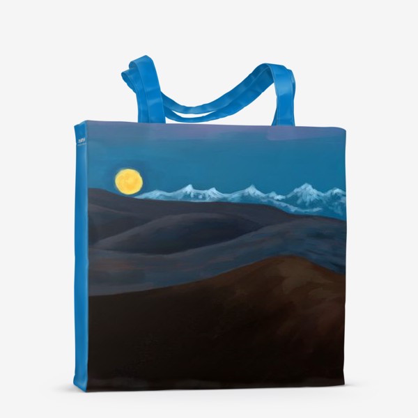 Сумка-шоппер «Вечер в горах пейзаж»