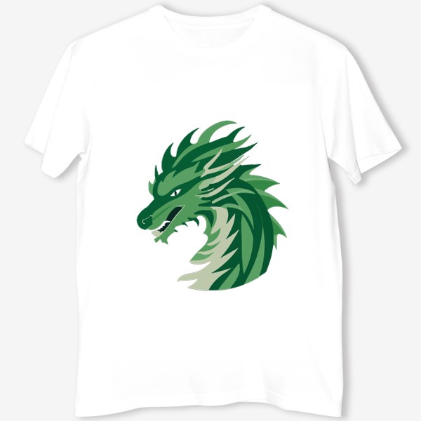 Футболка «дракон зеленый китайский»