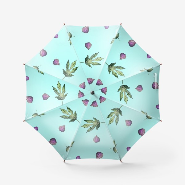 Зонт «бесшовный узор акварелью - финики»