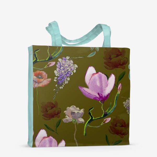 Сумка-шоппер «винтажные цветы»