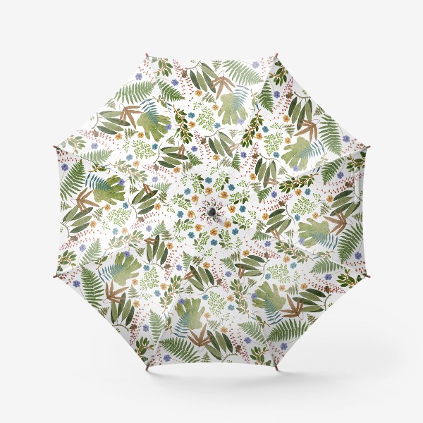 Зонт «Ботанический паттерн»