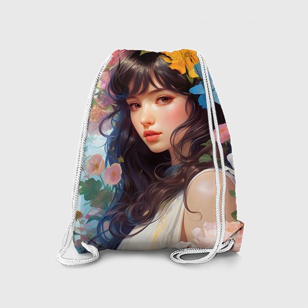 Рюкзак «Девушка в цветах - 1»