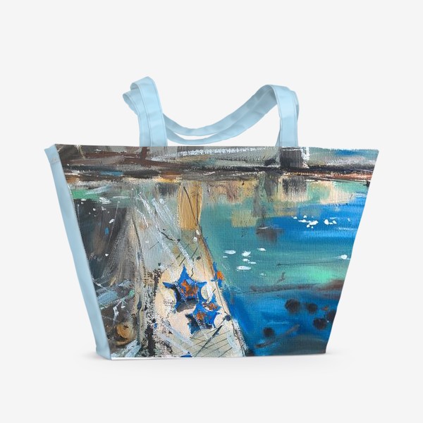 Пляжная сумка «морские звезды»