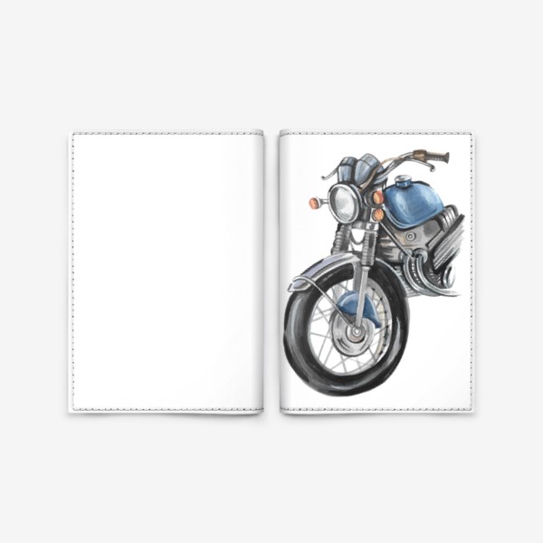 Обложка для паспорта «Мотоцикл»