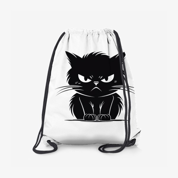 Рюкзак «Злой черный котик »