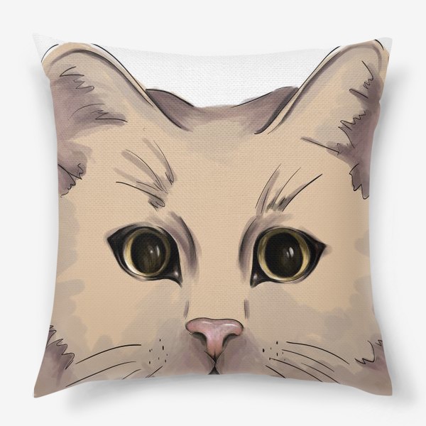 Подушка «Милый кот. Глаза»