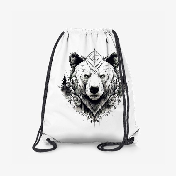 Рюкзак «Графический медведь»