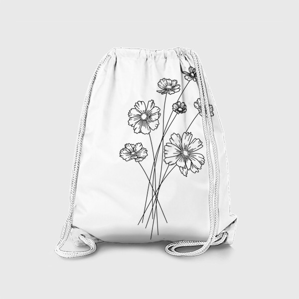 Рюкзак «Цветы лайнарт»
