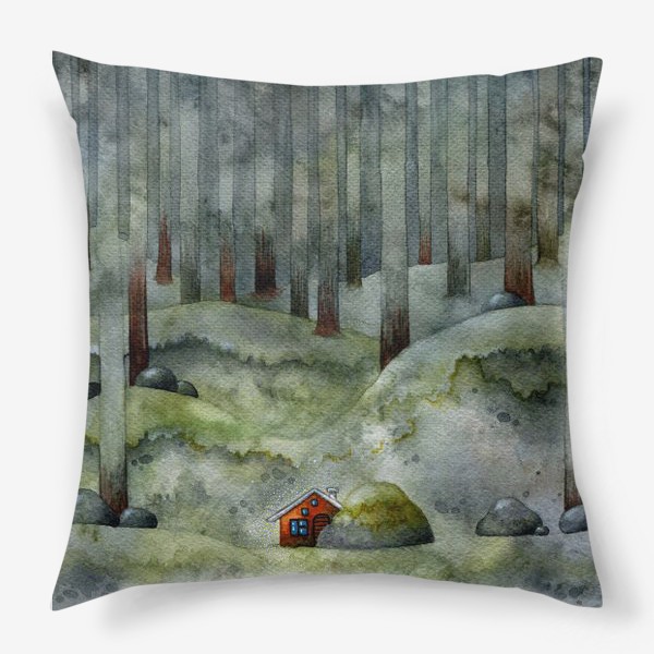 Подушка «На лесной окраине»