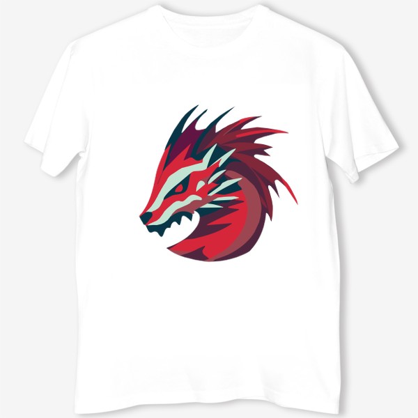 Футболка «дракон красный символ нового года 2024»