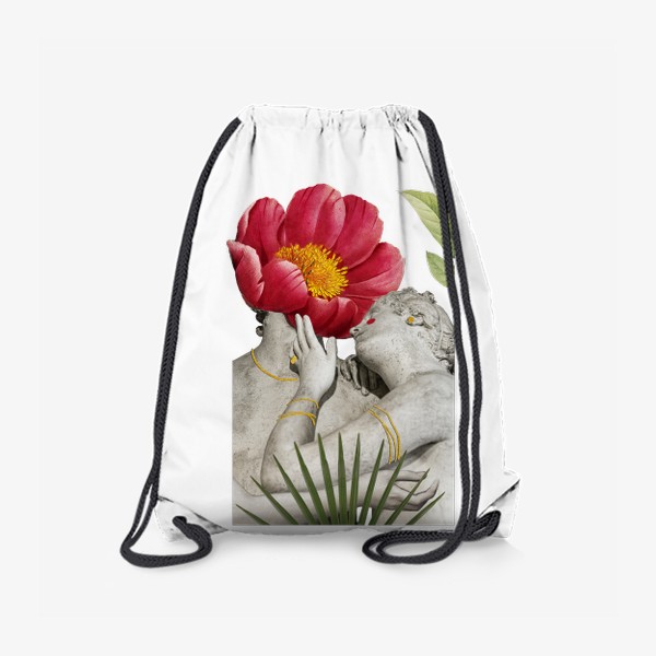 Рюкзак «Коллаж с цветком "Полюбить нарцисса"»