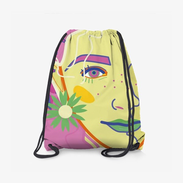 Рюкзак «девушка в цветочном венке»