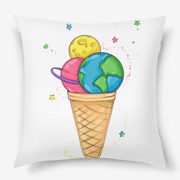 Подушка «Космическое мороженое :)»