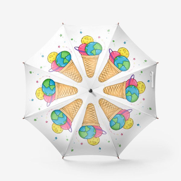 Зонт «Космическое мороженое :)»