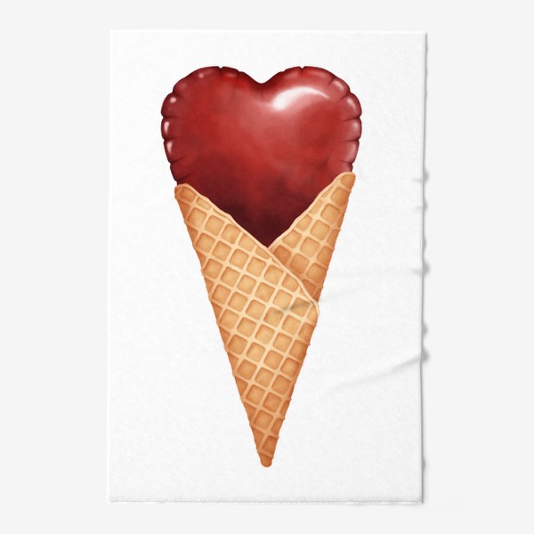 Полотенце «Сердце мороженое»