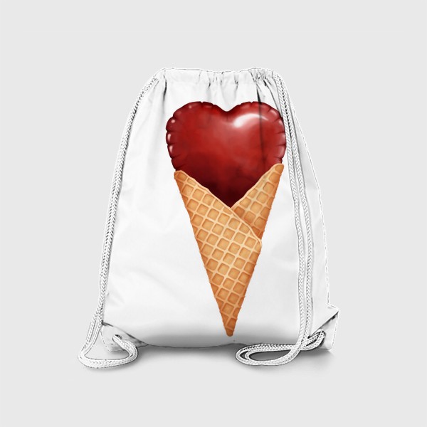 Рюкзак «Сердце мороженое»