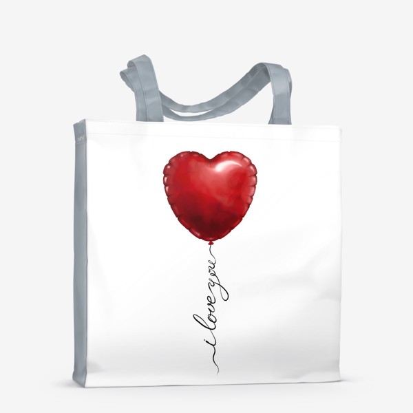 Сумка-шоппер «Сердце шарик»