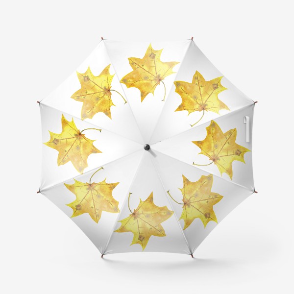 Зонт «Меленький кленовый листик Осенний листопад»