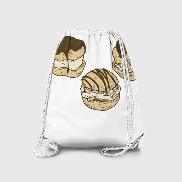 Рюкзак «Блюда для завтрака. Европейская кухня, профитроль»