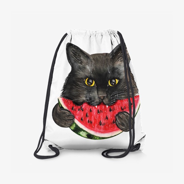 Рюкзак «Кот с арбузом»