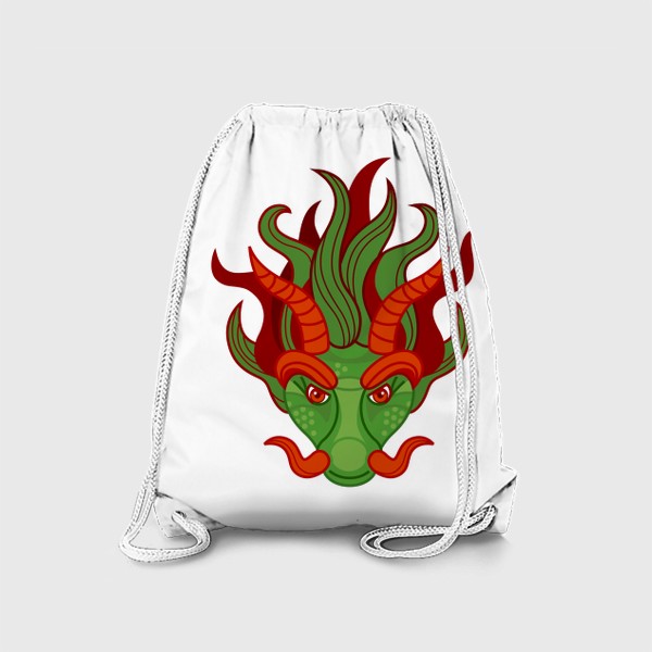 Рюкзак «Зеленый китайский Дракон. Символ 2024»