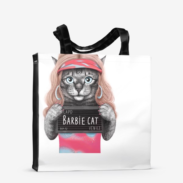 Сумка-шоппер «Барби кошка»