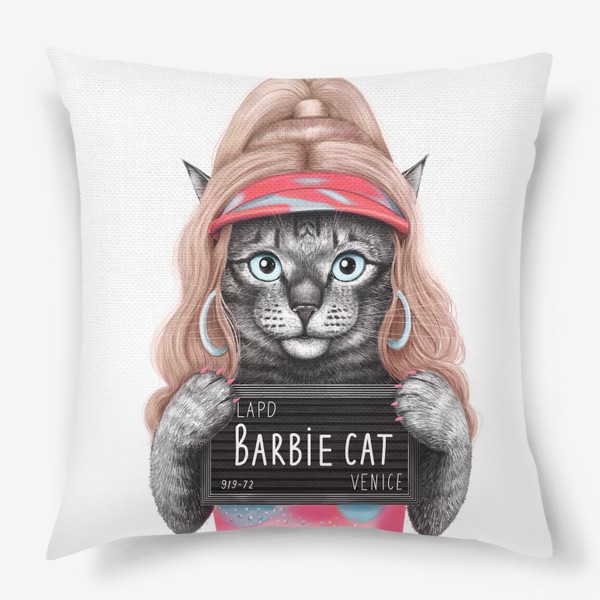 Подушка «Барби кошка»