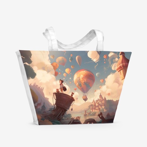 Пляжная сумка «воздушный шар»