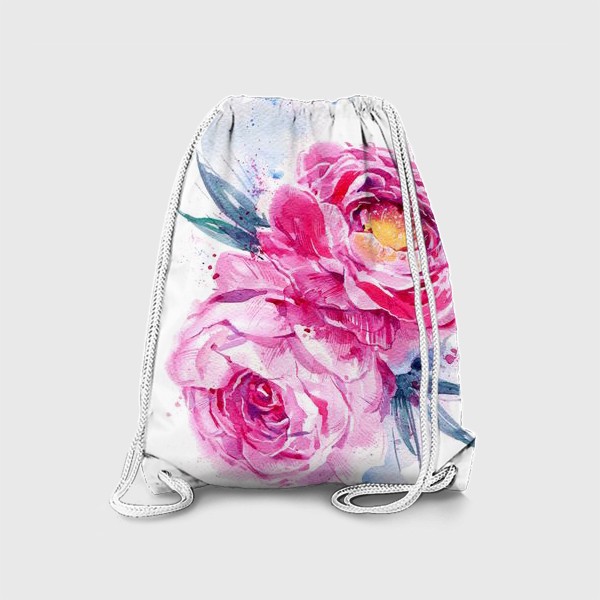 Рюкзак «Розовые пионы»