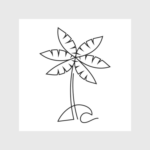 Скатерть «Лого пальма»