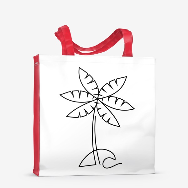 Сумка-шоппер «Лого пальма»