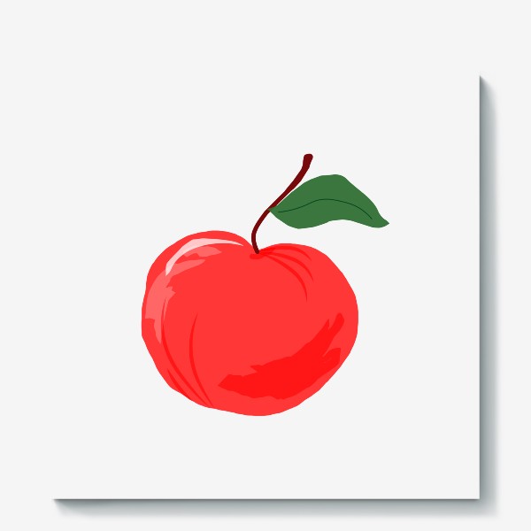 Холст «Красное яблоко»
