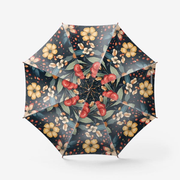 Зонт &laquo;Цветочный паттерн&raquo;