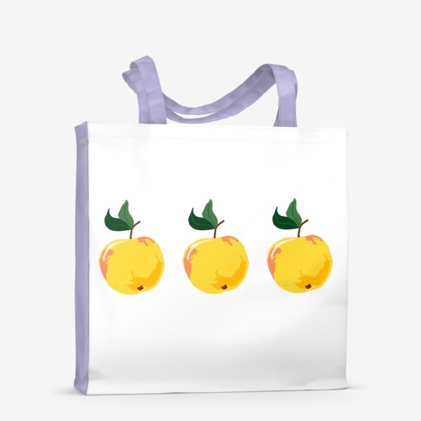 Сумка-шоппер «Три желтых яблока»