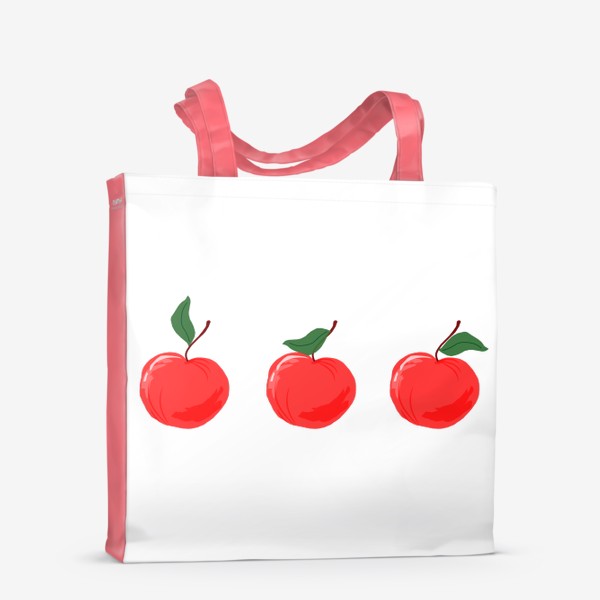 Сумка-шоппер «Три красных яблока»